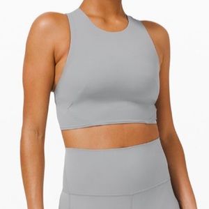 LULULEMON FORWARD FOLD BRA - Rhino Grey